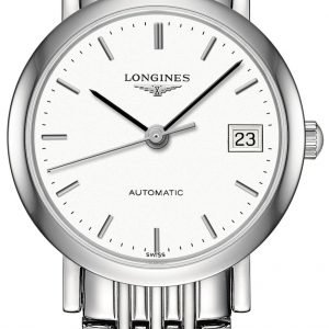 Longines Elegant L4.309.4.12.6 Kello Valkoinen / Teräs