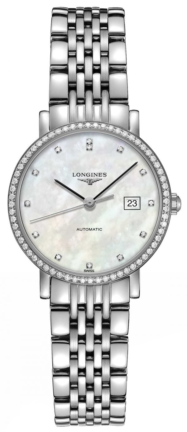 Longines Elegant L4.310.0.87.6 Kello Valkoinen / Teräs