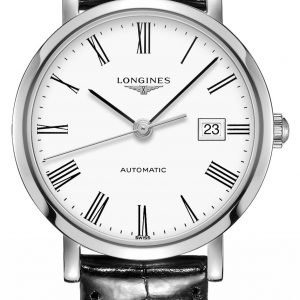 Longines Elegant L4.310.4.11.2 Kello Valkoinen / Nahka