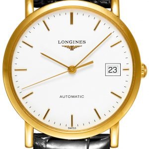 Longines Elegant L4.778.6.12.0 Kello Valkoinen / Nahka