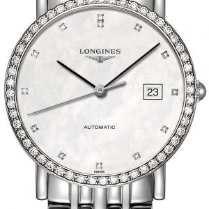 Longines Elegant L4.809.0.87.6 Kello Valkoinen / Teräs