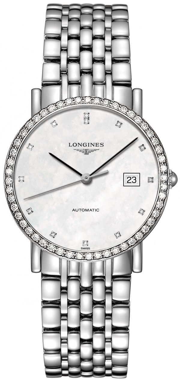 Longines Elegant L4.809.0.87.6 Kello Valkoinen / Teräs