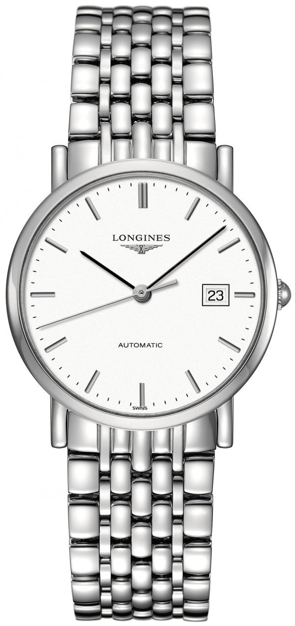 Longines Elegant L4.809.4.12.6 Kello Valkoinen / Teräs
