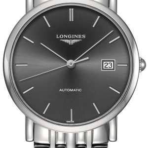 Longines Elegant L4.809.4.72.6 Kello Harmaa / Teräs