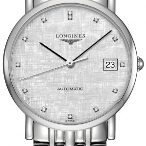 Longines Elegant L4.809.4.77.6 Kello Hopea / Teräs