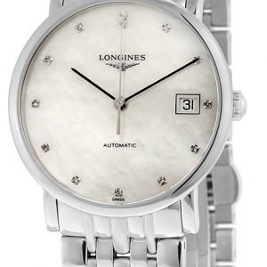 Longines Elegant L4.809.4.87.6 Kello Valkoinen / Teräs