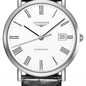 Longines Elegant L4.810.4.11.2 Kello Valkoinen / Nahka