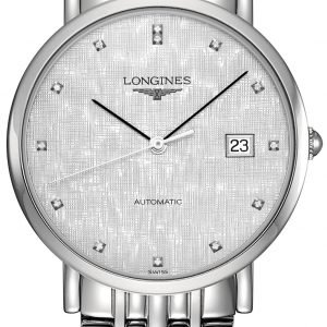 Longines Elegant L4.810.4.77.6 Kello Hopea / Teräs