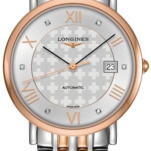 Longines Elegant L4.810.5.97.7 Kello Hopea / 18k Punakultaa