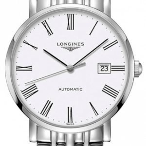 Longines Elegant L4.910.4.11.6 Kello Valkoinen / Teräs