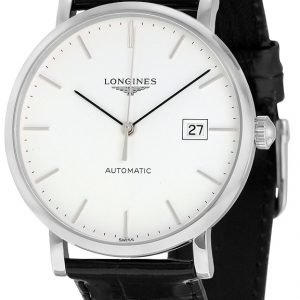 Longines Elegant L4.910.4.12.2 Kello Valkoinen / Nahka