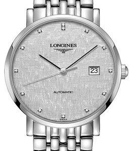 Longines Elegant L4.910.4.77.6 Kello Harmaa / Teräs