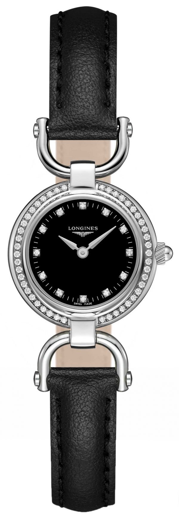 Longines Equestrian L6.129.0.57.0 Kello Musta / Nahka