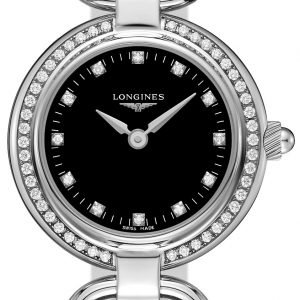 Longines Equestrian L6.129.0.57.6 Kello Musta / Teräs