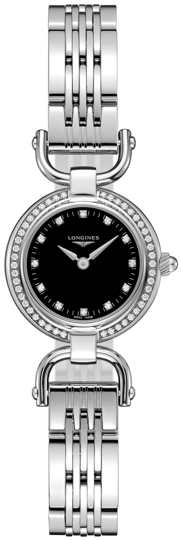 Longines Equestrian L6.129.0.57.6 Kello Musta / Teräs