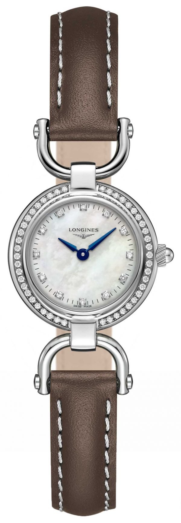 Longines Equestrian L6.129.0.87.2 Kello Valkoinen / Nahka