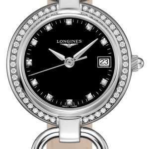 Longines Equestrian L6.130.0.57.0 Kello Musta / Nahka