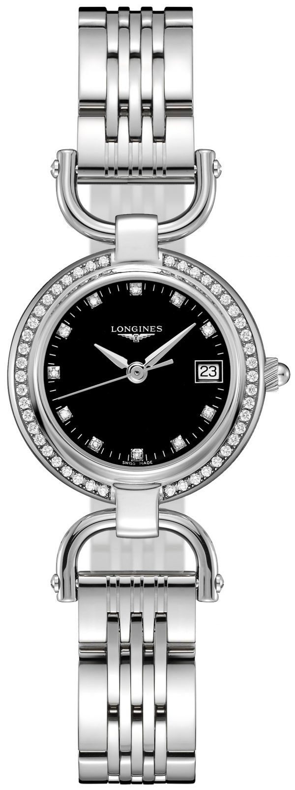 Longines Equestrian L6.130.0.57.6 Kello Musta / Teräs