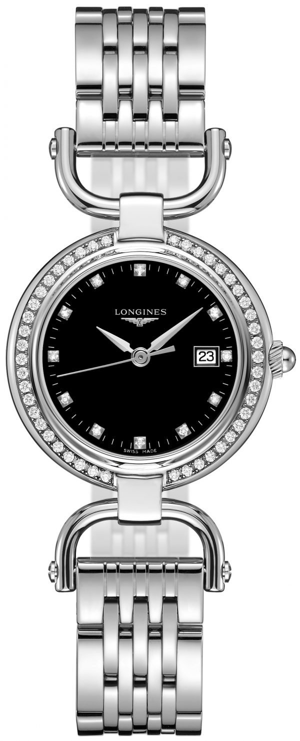 Longines Equestrian L6.131.0.57.6 Kello Musta / Teräs