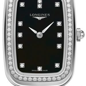 Longines Equestrian L6.140.0.57.0 Kello Musta / Nahka