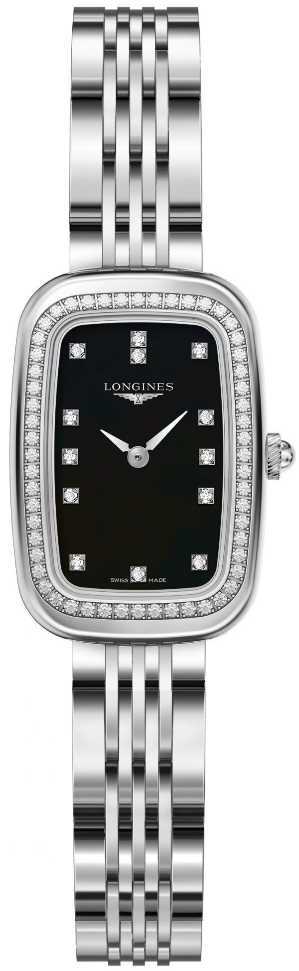 Longines Equestrian L6.140.0.57.6 Kello Musta / Teräs