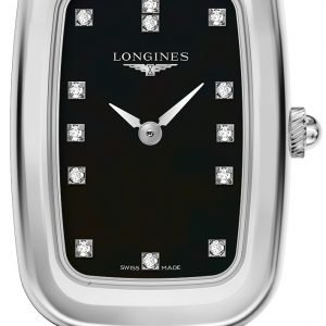 Longines Equestrian L6.140.4.57.0 Kello Musta / Nahka