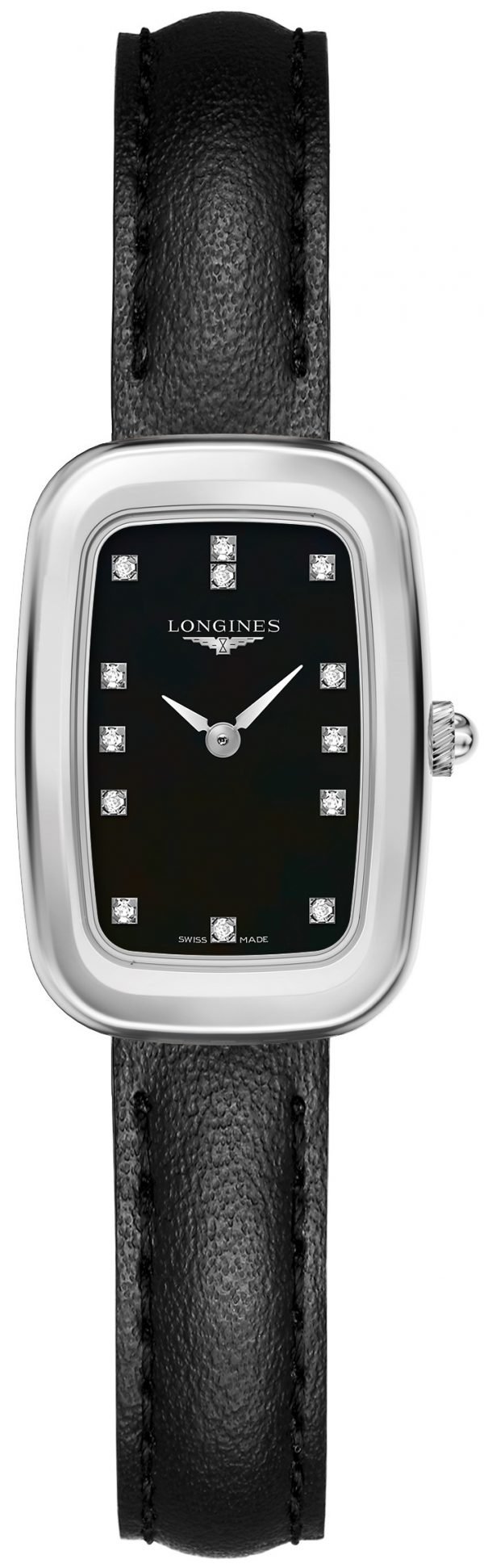 Longines Equestrian L6.140.4.57.0 Kello Musta / Nahka