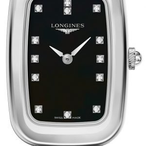 Longines Equestrian L6.140.4.57.6 Kello Musta / Teräs