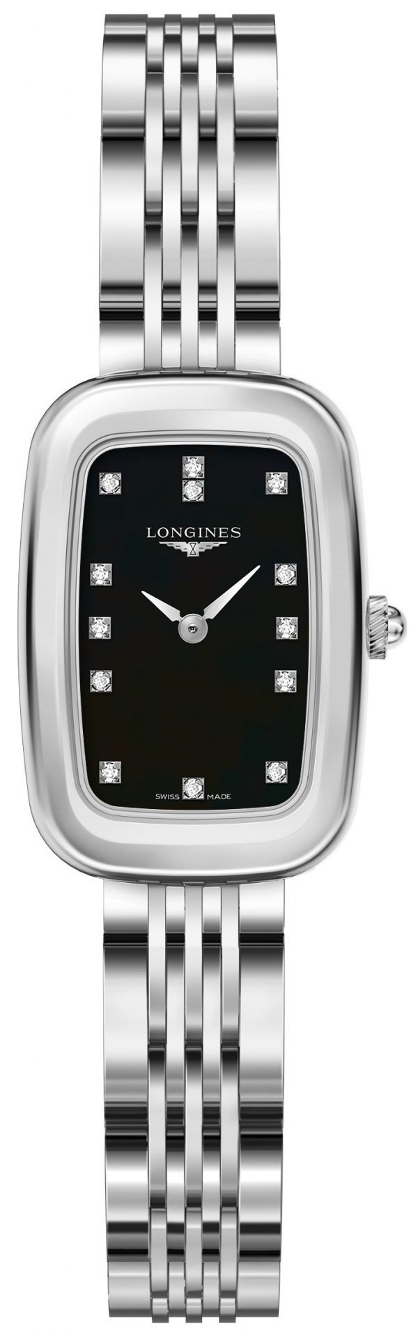 Longines Equestrian L6.140.4.57.6 Kello Musta / Teräs