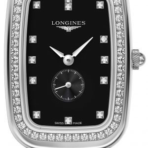 Longines Equestrian L6.141.0.57.6 Kello Musta / Teräs