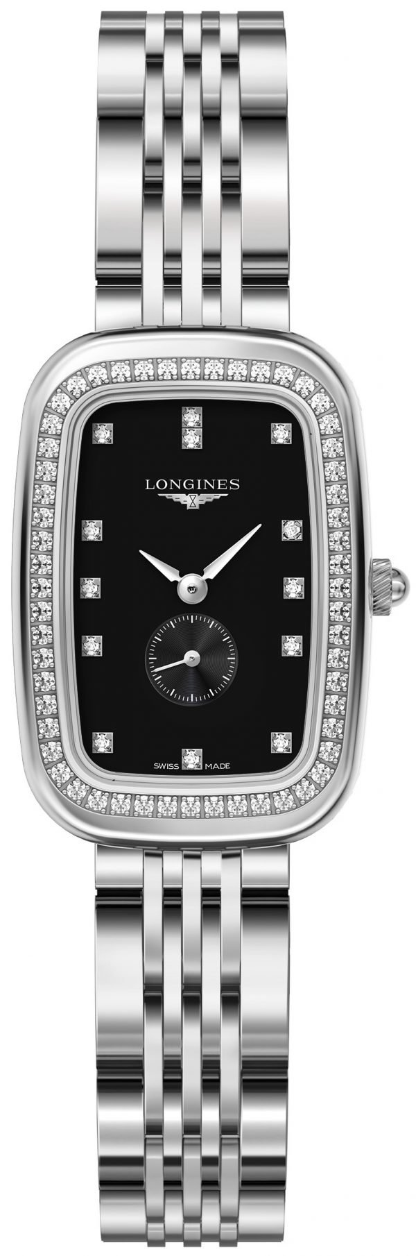 Longines Equestrian L6.141.0.57.6 Kello Musta / Teräs