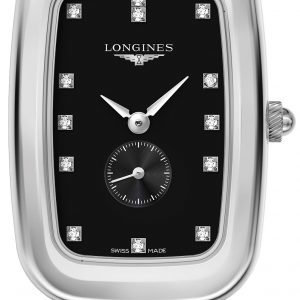 Longines Equestrian L6.141.4.57.0 Kello Musta / Nahka