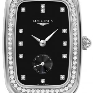 Longines Equestrian L6.142.0.57.6 Kello Musta / Teräs