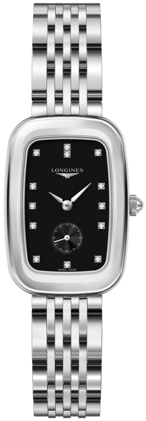 Longines Equestrian L6.142.4.57.6 Kello Musta / Teräs