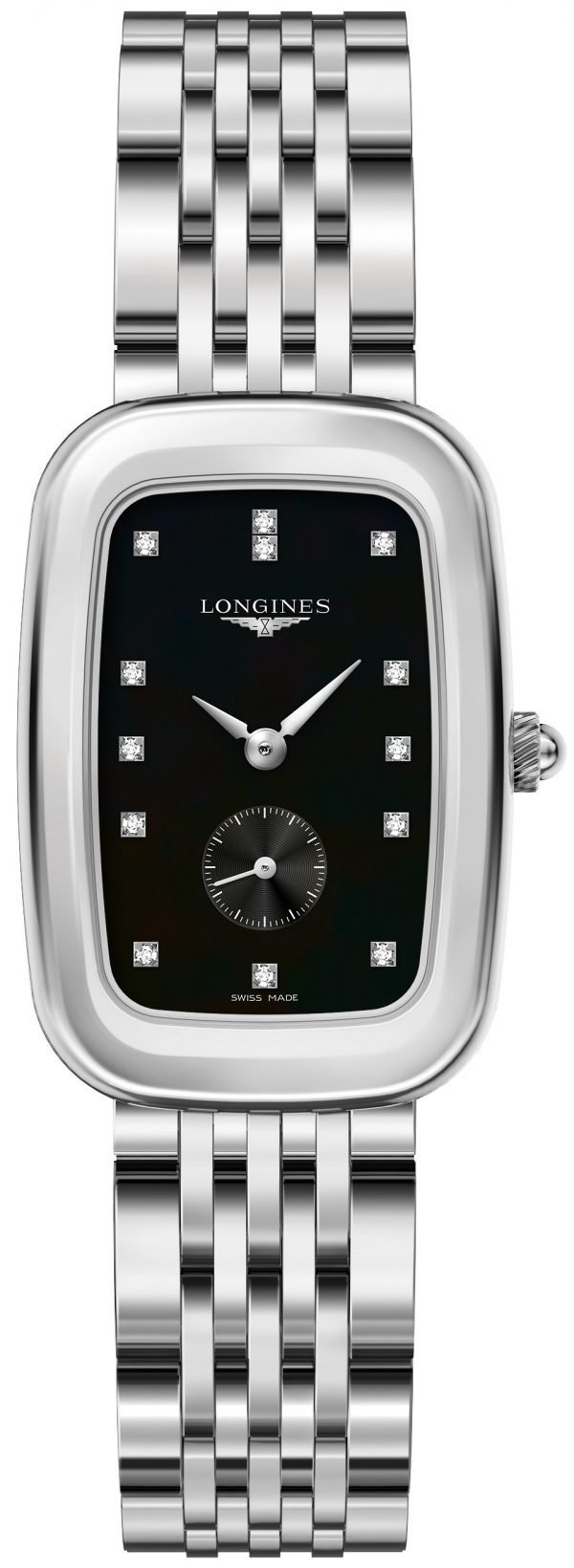 Longines Equestrian L6.143.4.57.6 Kello Musta / Teräs