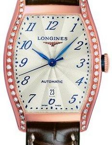 Longines Evidenza L2.142.9.73.2 Kello Hopea / Nahka