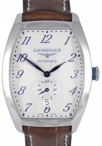 Longines Evidenza L2.642.4.73.4 Kello Hopea / Nahka