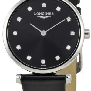 Longines Grande Classique L4.209.4.58.2 Kello Musta / Nahka