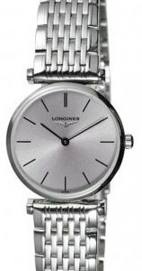 Longines Grande Classique L4.209.4.72.6 Kello Hopea / Teräs