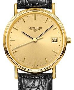 Longines Grande Classique L4.320.2.32.2 Kello Kullattu / Nahka