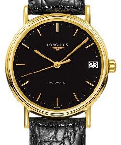 Longines Grande Classique L4.322.2.52.2 Kello Musta / Nahka