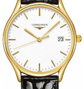 Longines Grande Classique L4.359.2.12.2 Kello Valkoinen / Nahka