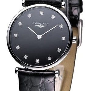 Longines Grande Classique L4.512.4.58.2 Kello Musta / Nahka