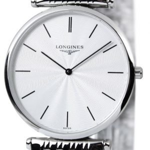 Longines Grande Classique L4.709.4.73.6 Kello Hopea / Teräs