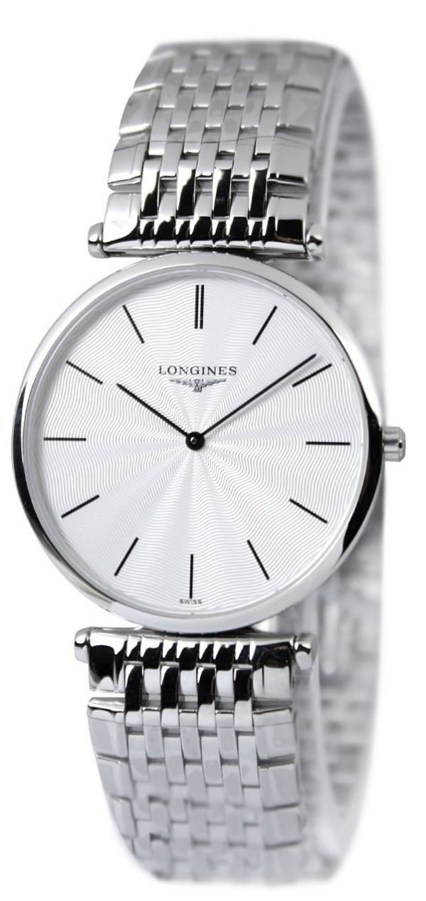 Longines Grande Classique L4.709.4.73.6 Kello Hopea / Teräs