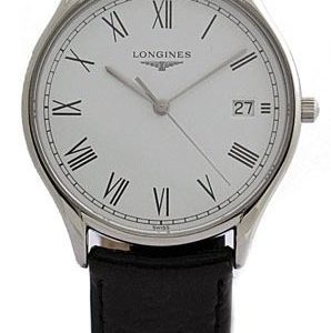 Longines Grande Classique L4.759.4.11.2 Kello Valkoinen / Nahka