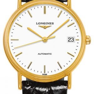 Longines Grande Classique L4.821.2.12.2 Kello Valkoinen / Nahka