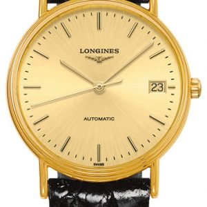 Longines Grande Classique L4.821.2.32.2 Kello Kullattu / Nahka