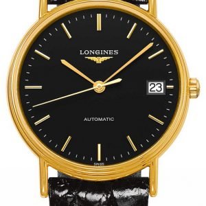 Longines Grande Classique L4.821.2.52.2 Kello Musta / Nahka