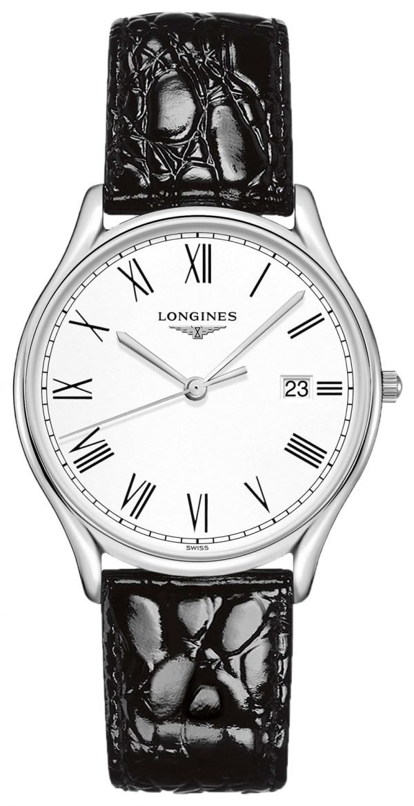 Longines Grande Classique L4.859.4.11.2 Kello Valkoinen / Nahka